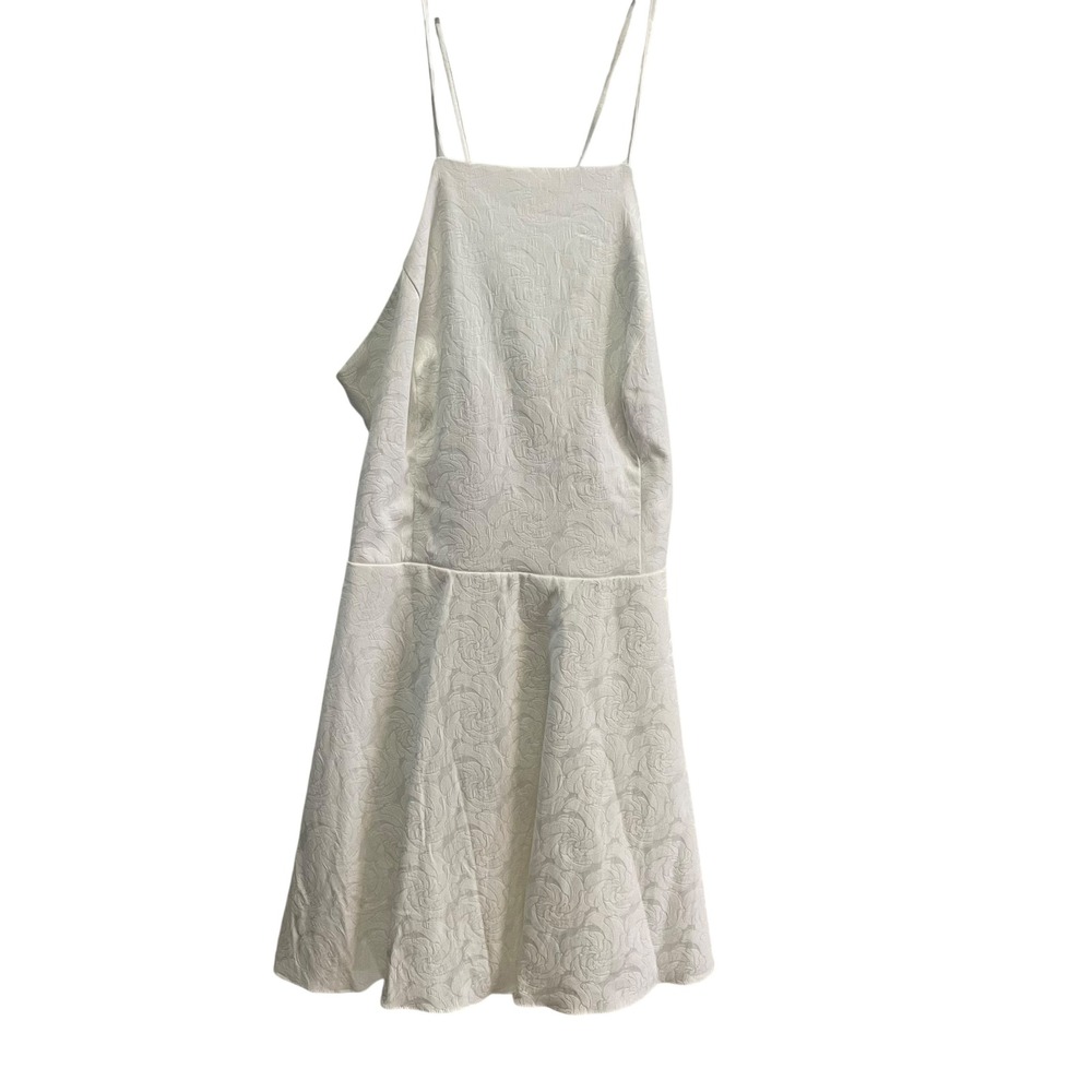 Jules & Cleo Halter Dress Sleeveless Party Cocktail White Floral‎ Size 20 NWT